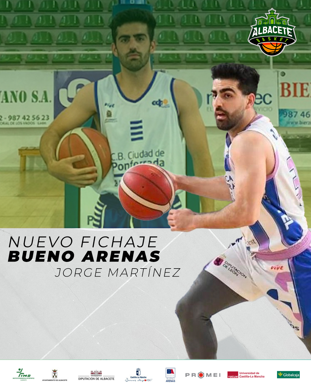 El base Jorge Martínez Cabezudo se convierte en jugador del Bueno Arenas Albacete Basket
