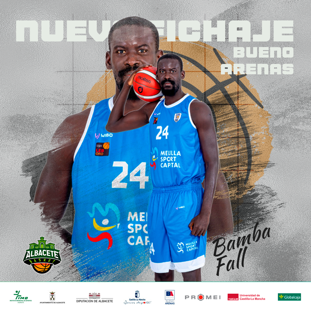 Bamba Fall cierra la plantilla del Bueno Arenas Albacete Basket en LEB Plata