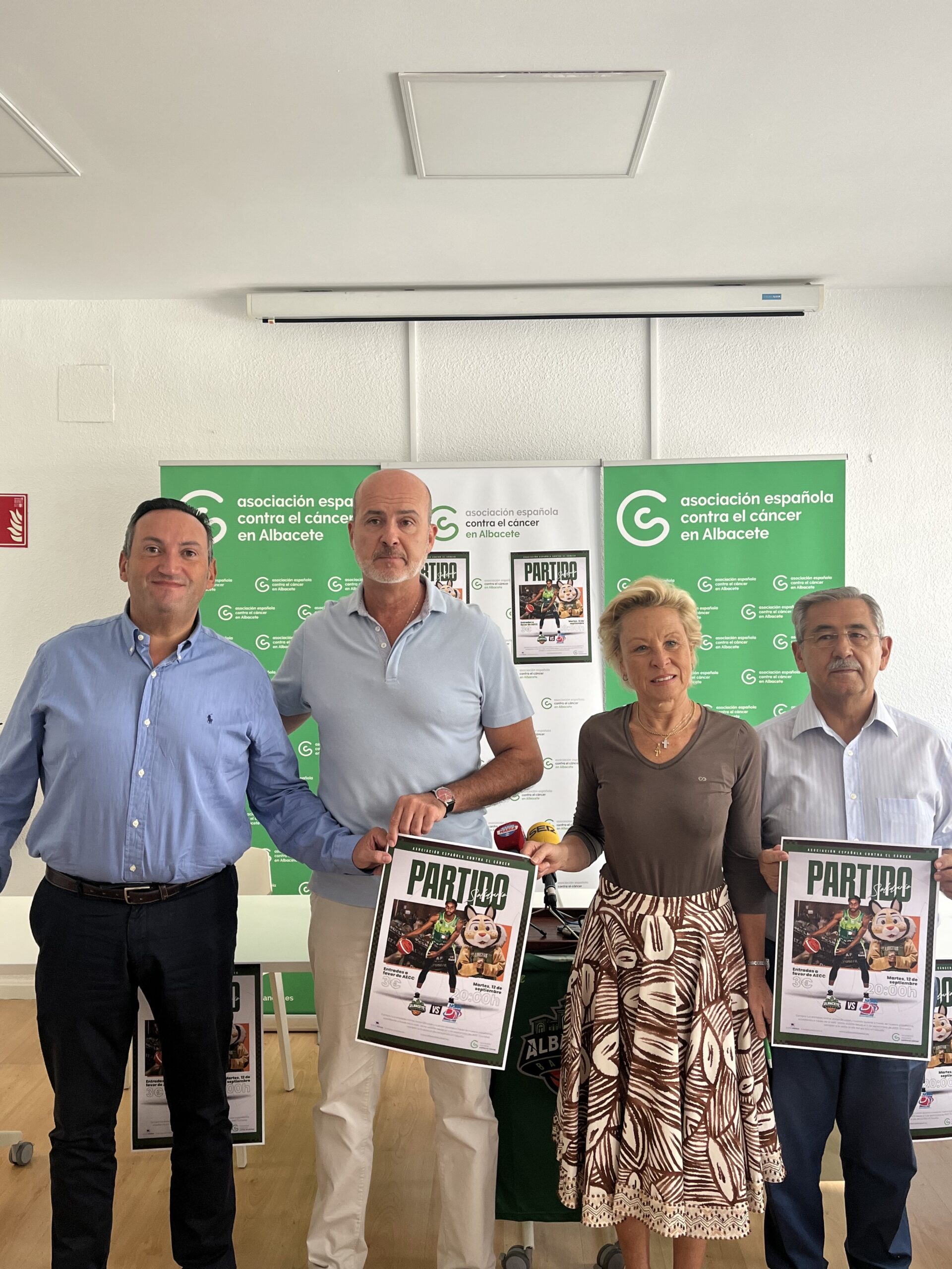El Albacete Basket y la AECC, unidos contra el cáncer en un partido solidario