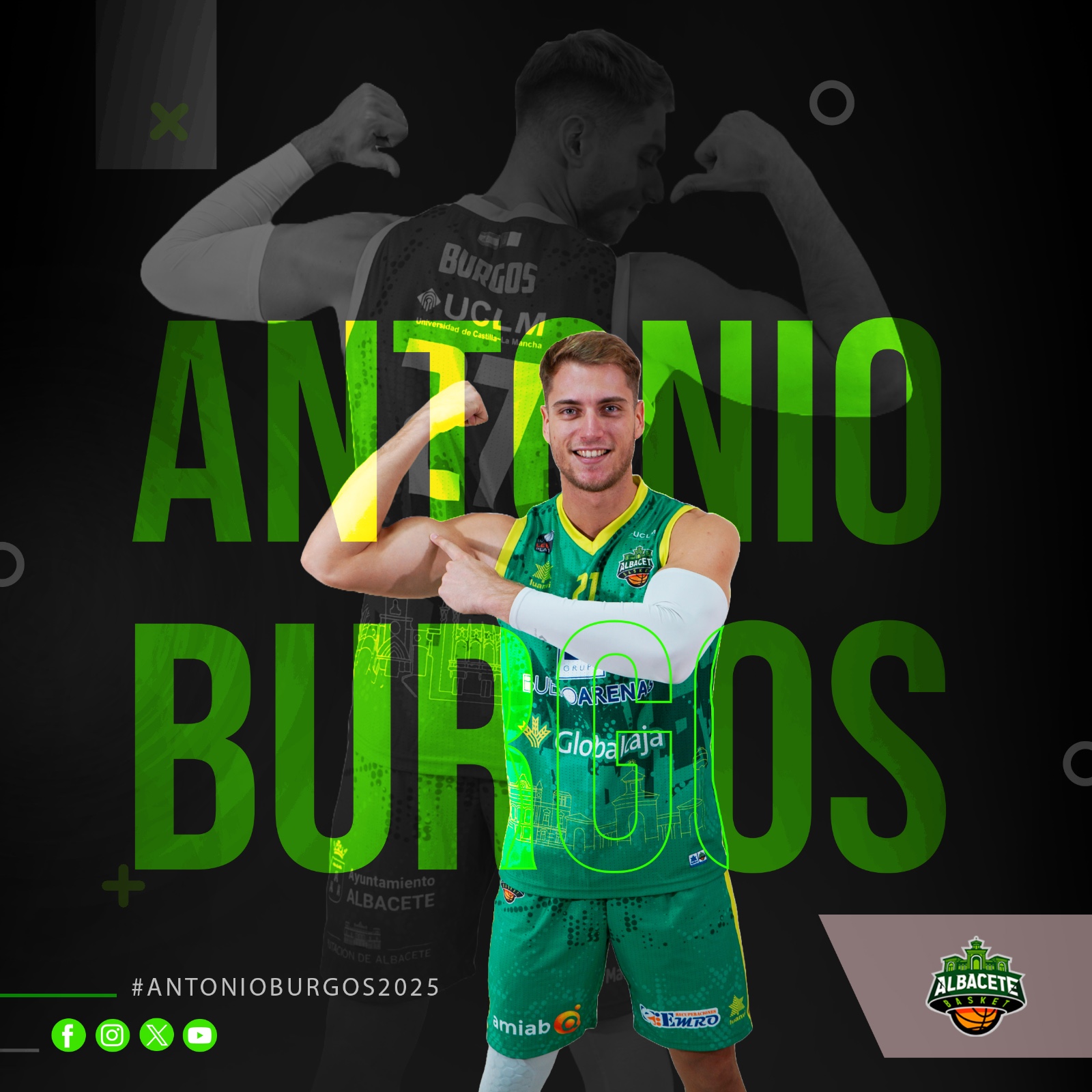 EL BUENO ARENAS ALBACETE BASKET RENUEVA A ANTONIO BURGOS
