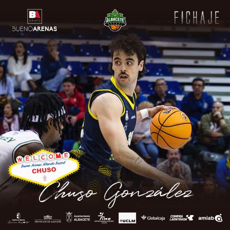 Chuso González regresa al Bueno Arenas Albacete Basket