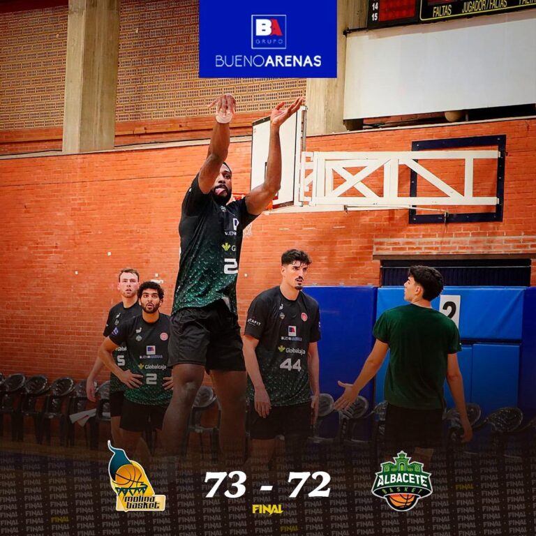Derrota por la mínima en el último segundo del partido para el Bueno Arenas Albacete Basket