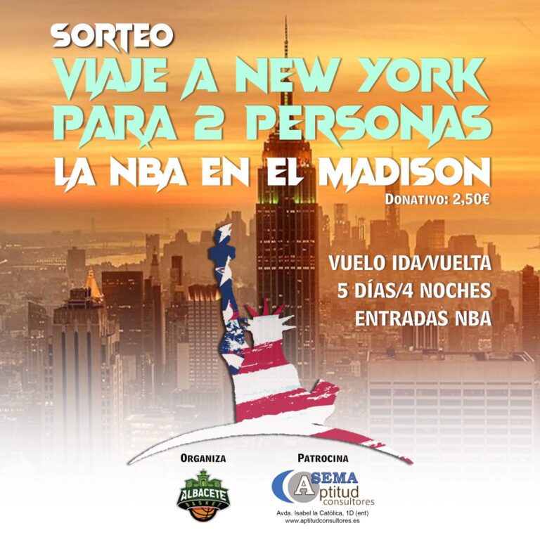 Gana un viaje a Nueva York para dos personas