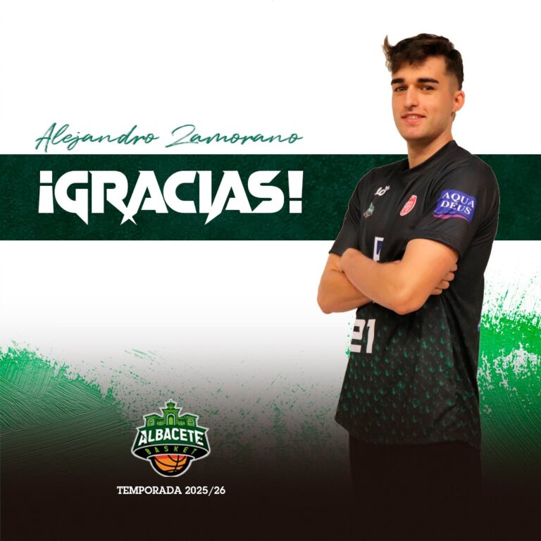 Bueno Arenas Albacete Basket y Alejandro Zamorano acuerdan su desvinculación.