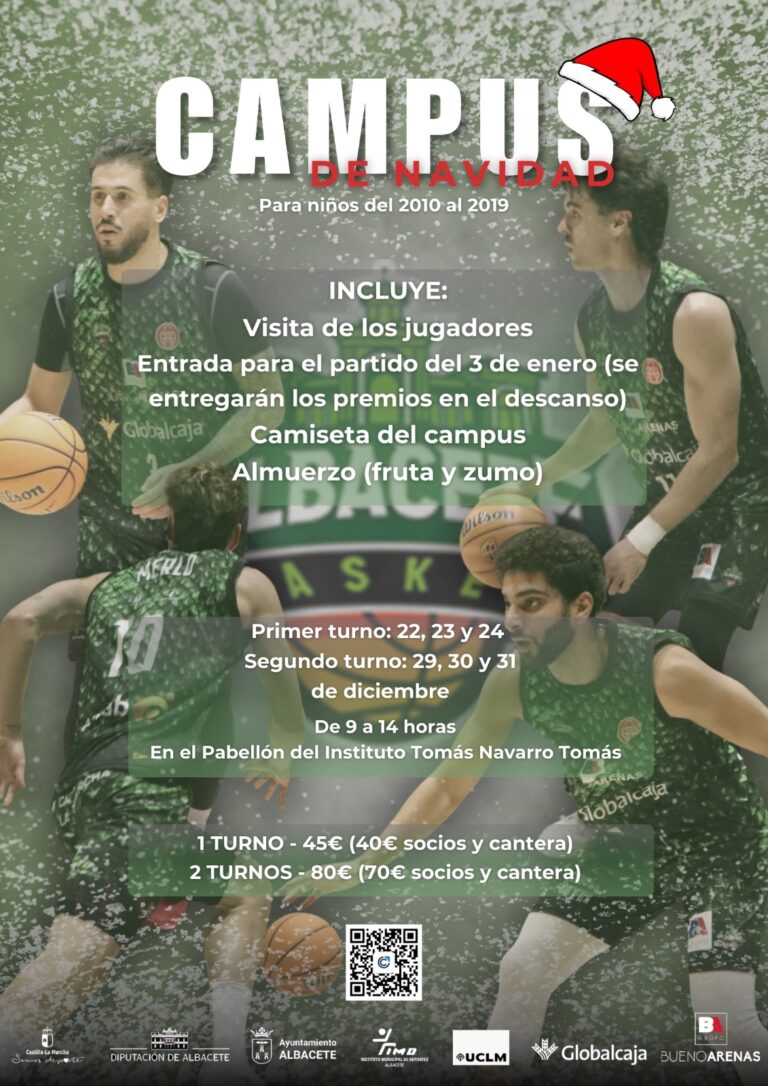Vuelve el Campus de Navidad del Albacete Basket