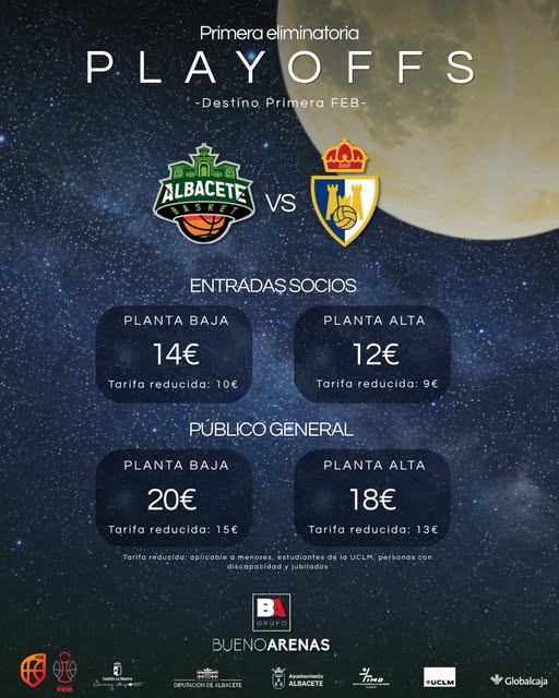 Venta de entradas para la primera ronda de Play Off