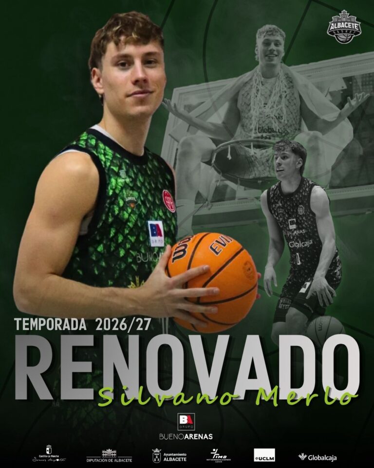 Silvano Merlo renueva con el Bueno Arenas Albacete Basket