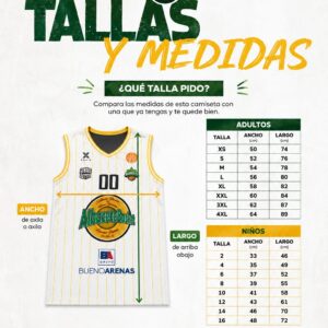Tallas ninos y adultos